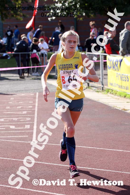 Womens under-17s, Northern Road Relays, Blackpool. Photo: David T. Hewitson/Sports for All Pics